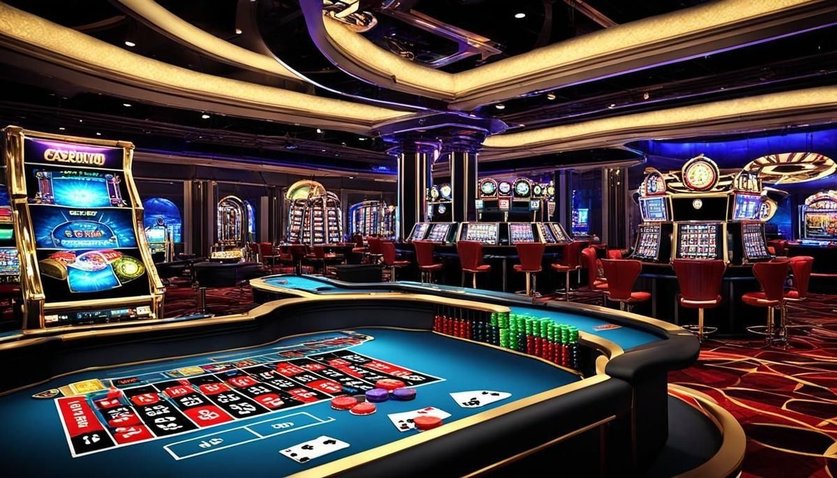Stylish casino-style category cards arranged for mobile browsing